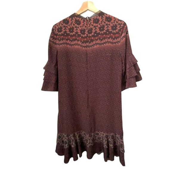 All Saints Rayen Anokhi Silk Dress in Size Small - Picture 7 of 12